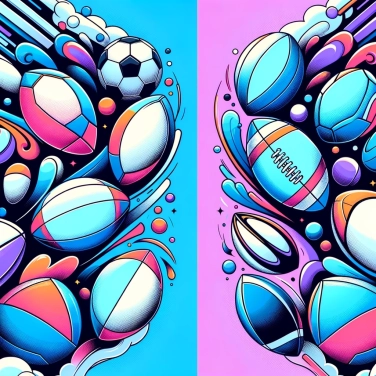 Spiega perché il calcio e il rugby hanno forme di pallone diverse?