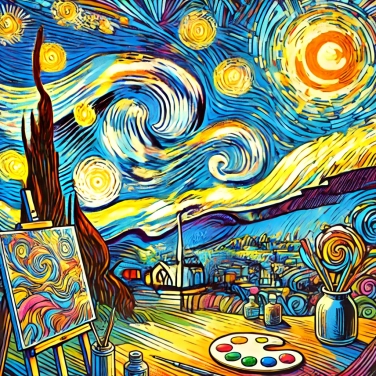 Spiega perché le opere di Van Gogh riflettono spesso tocchi spessi e tormentati?