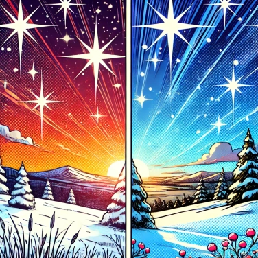 Spiega perché le stelle brillano di più in inverno che in estate?